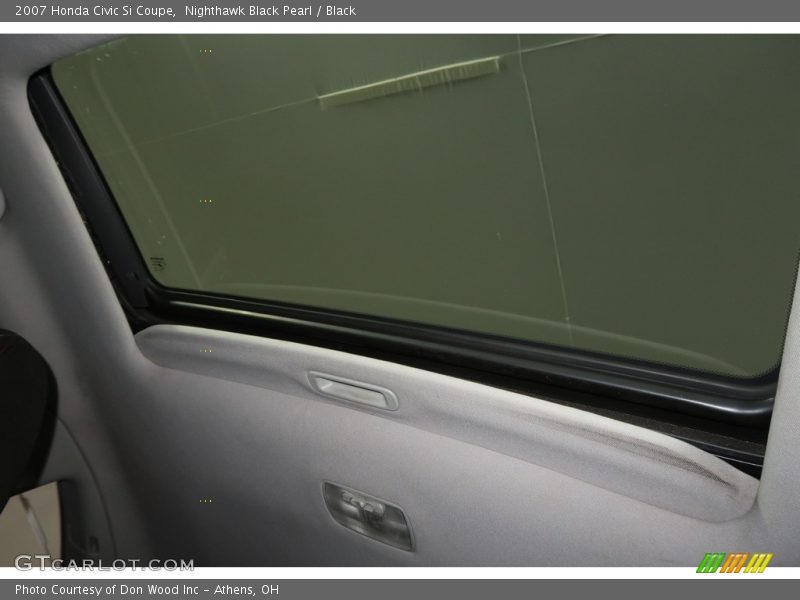 Nighthawk Black Pearl / Black 2007 Honda Civic Si Coupe