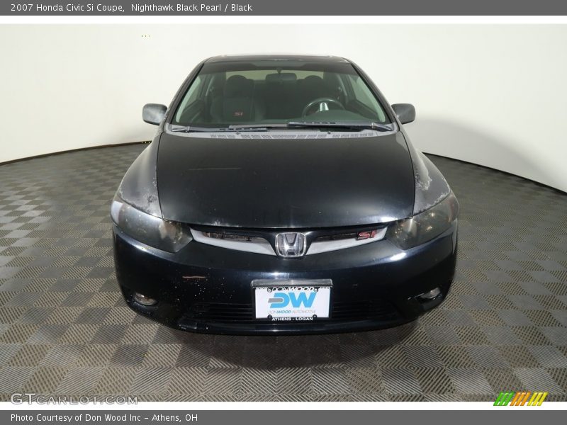 Nighthawk Black Pearl / Black 2007 Honda Civic Si Coupe