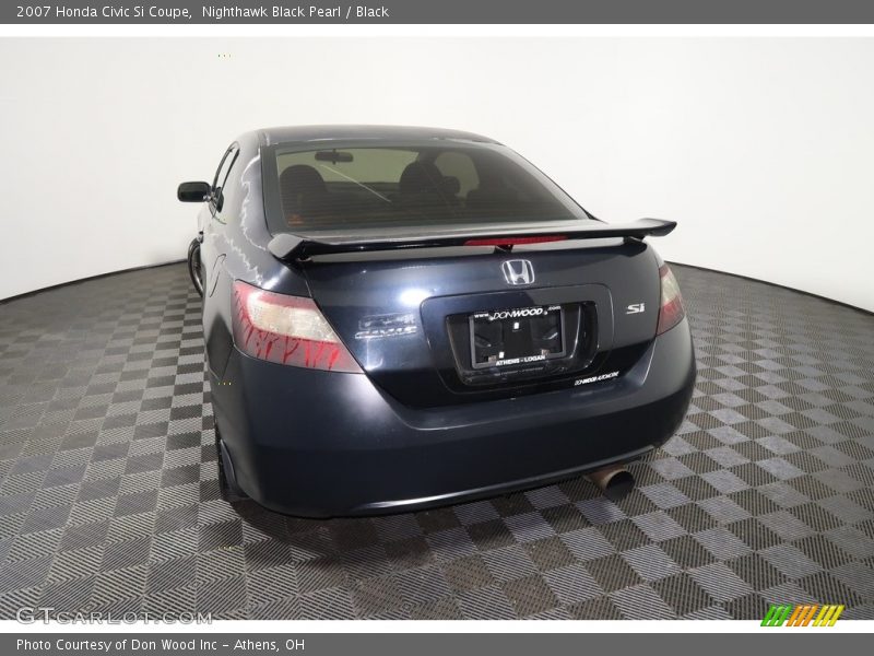 Nighthawk Black Pearl / Black 2007 Honda Civic Si Coupe