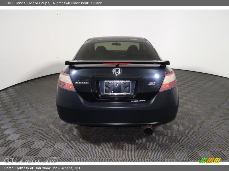 Nighthawk Black Pearl / Black 2007 Honda Civic Si Coupe