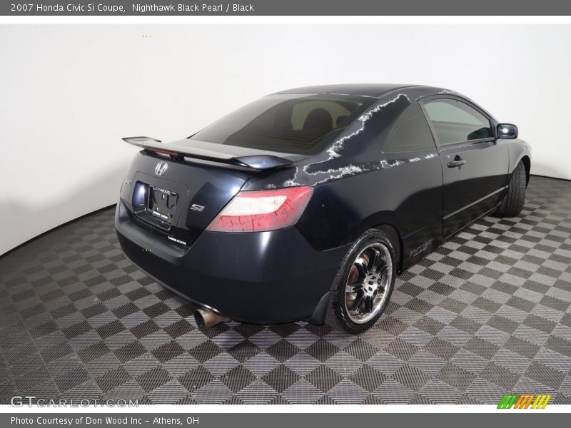 Nighthawk Black Pearl / Black 2007 Honda Civic Si Coupe