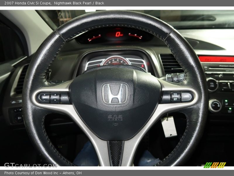 Nighthawk Black Pearl / Black 2007 Honda Civic Si Coupe