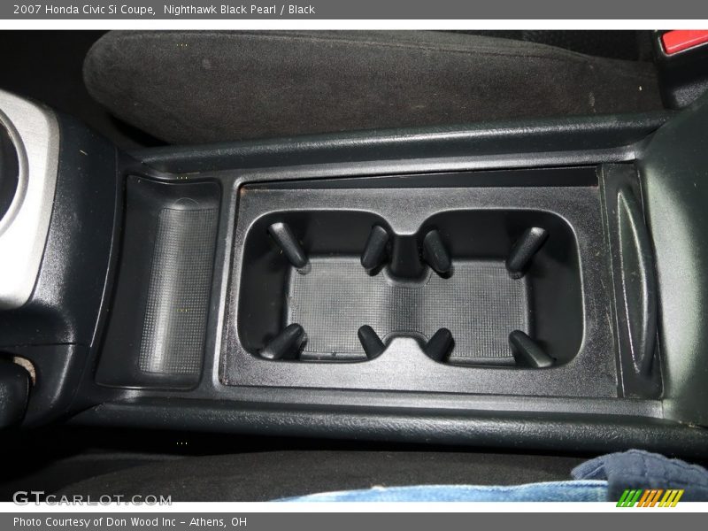 Nighthawk Black Pearl / Black 2007 Honda Civic Si Coupe