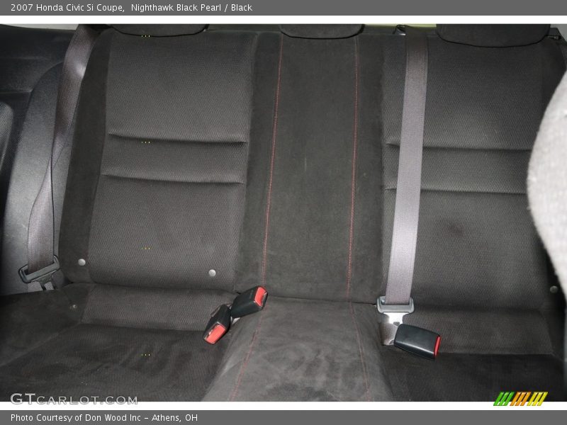 Nighthawk Black Pearl / Black 2007 Honda Civic Si Coupe