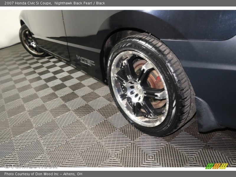 Nighthawk Black Pearl / Black 2007 Honda Civic Si Coupe