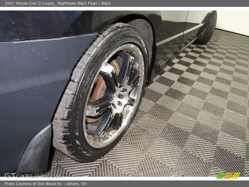 Nighthawk Black Pearl / Black 2007 Honda Civic Si Coupe