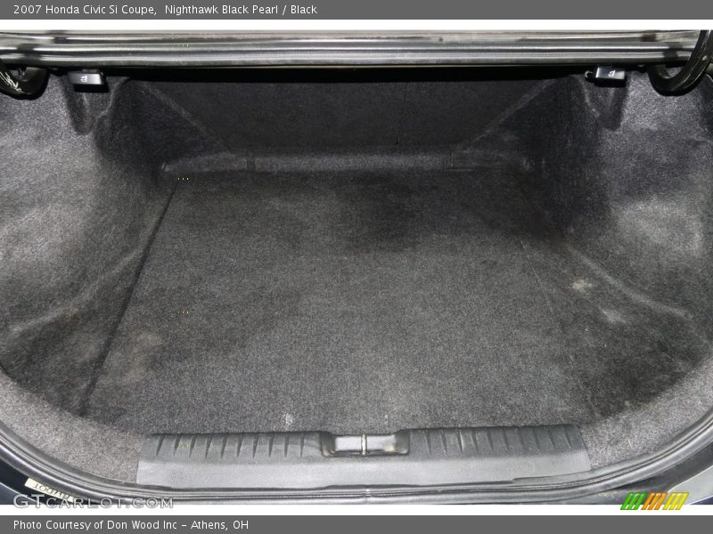 Nighthawk Black Pearl / Black 2007 Honda Civic Si Coupe