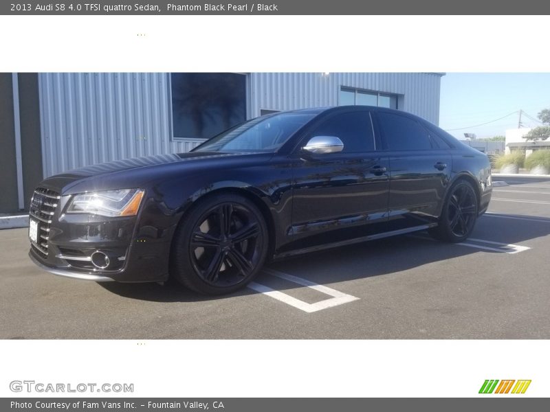 Phantom Black Pearl / Black 2013 Audi S8 4.0 TFSI quattro Sedan