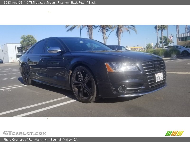 Phantom Black Pearl / Black 2013 Audi S8 4.0 TFSI quattro Sedan