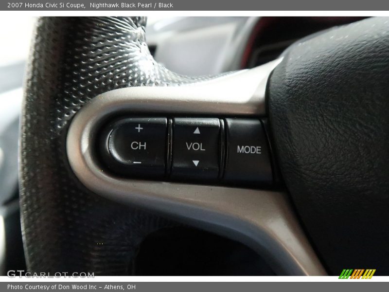 Nighthawk Black Pearl / Black 2007 Honda Civic Si Coupe
