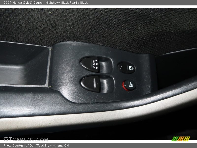 Nighthawk Black Pearl / Black 2007 Honda Civic Si Coupe