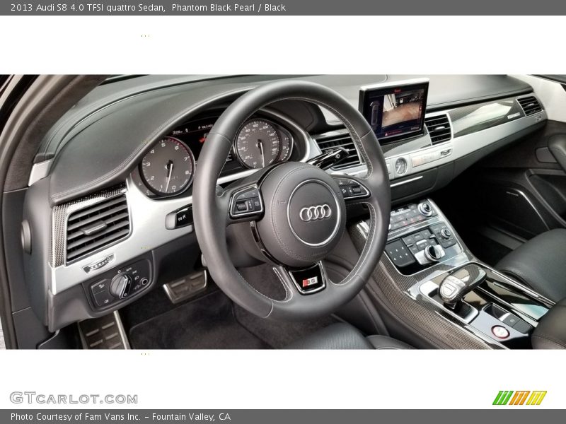 Phantom Black Pearl / Black 2013 Audi S8 4.0 TFSI quattro Sedan