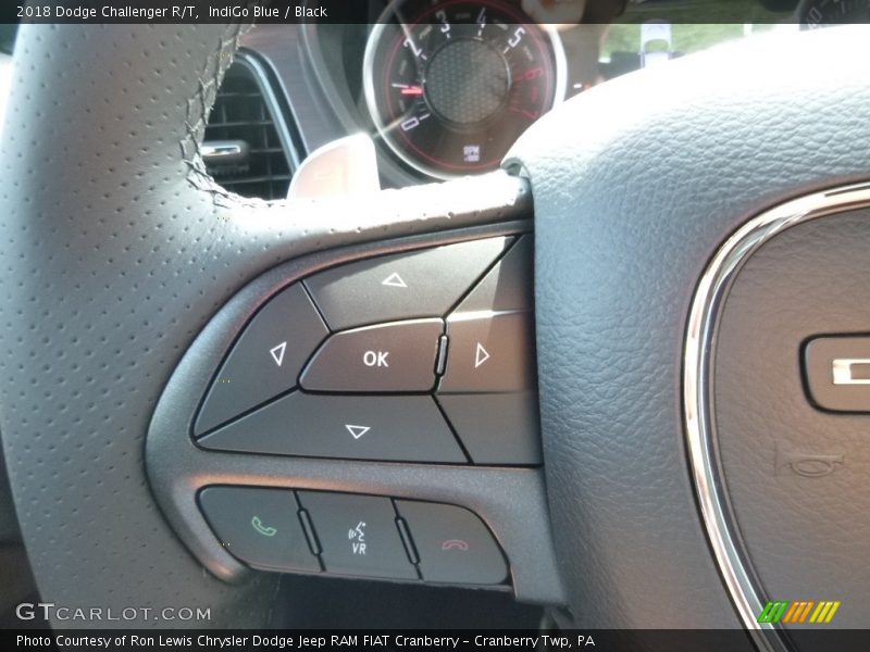 IndiGo Blue / Black 2018 Dodge Challenger R/T