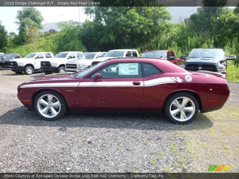 Octane Red Pearl / Black 2018 Dodge Challenger R/T
