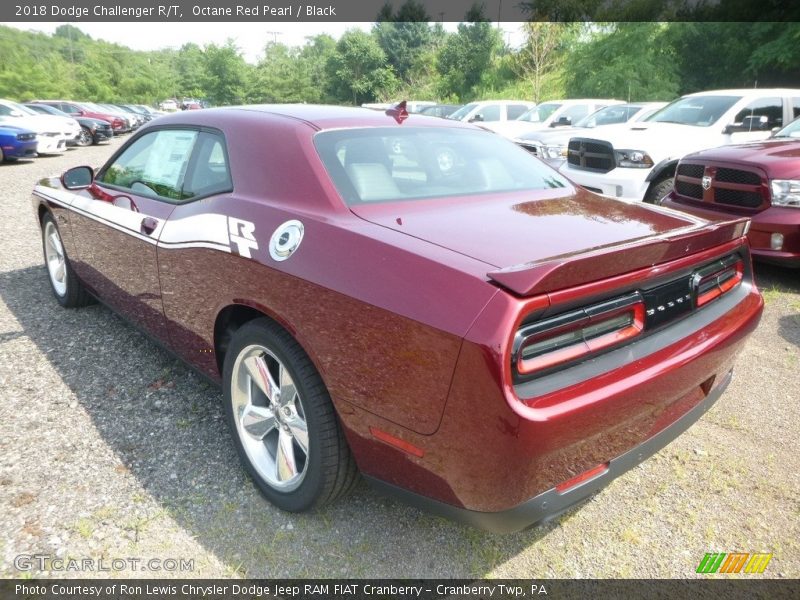 Octane Red Pearl / Black 2018 Dodge Challenger R/T