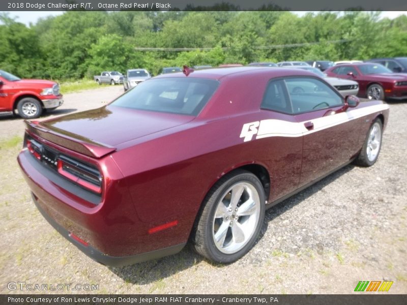 Octane Red Pearl / Black 2018 Dodge Challenger R/T
