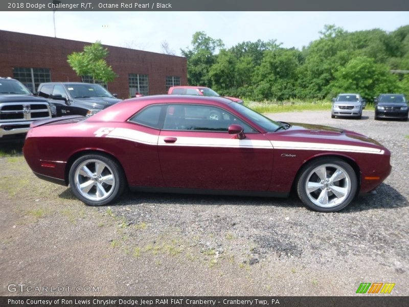 Octane Red Pearl / Black 2018 Dodge Challenger R/T