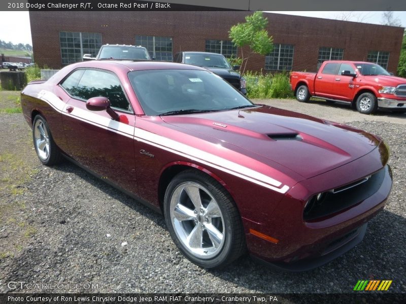 Octane Red Pearl / Black 2018 Dodge Challenger R/T