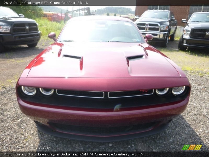 Octane Red Pearl / Black 2018 Dodge Challenger R/T