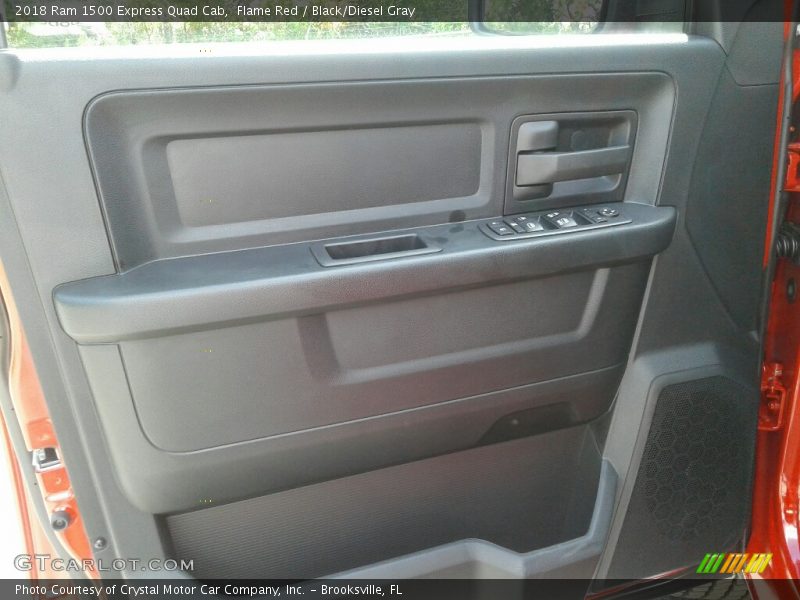 Flame Red / Black/Diesel Gray 2018 Ram 1500 Express Quad Cab