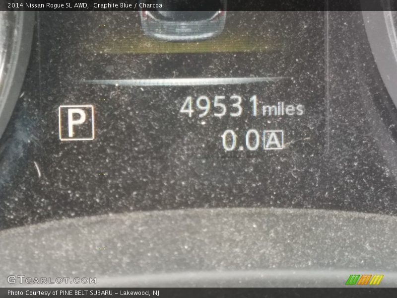 Graphite Blue / Charcoal 2014 Nissan Rogue SL AWD