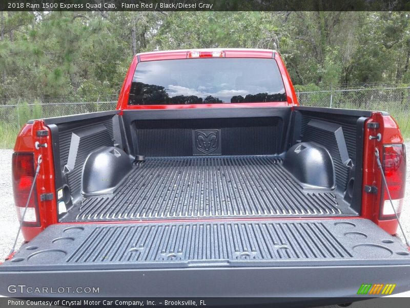 Flame Red / Black/Diesel Gray 2018 Ram 1500 Express Quad Cab