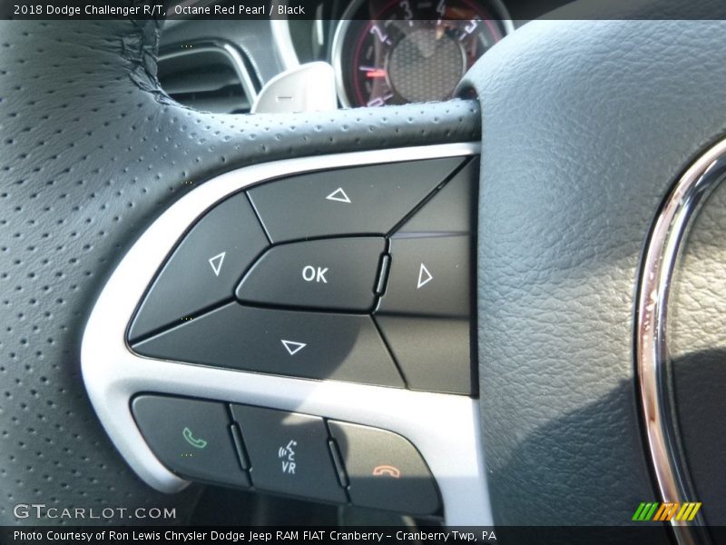 Octane Red Pearl / Black 2018 Dodge Challenger R/T