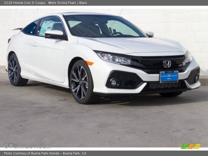 White Orchid Pearl / Black 2018 Honda Civic Si Coupe