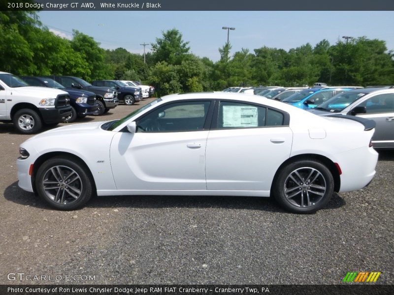 White Knuckle / Black 2018 Dodge Charger GT AWD