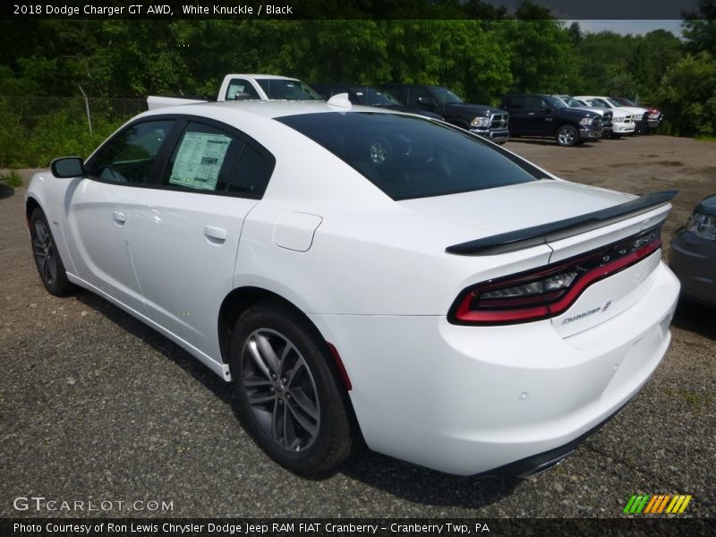 White Knuckle / Black 2018 Dodge Charger GT AWD