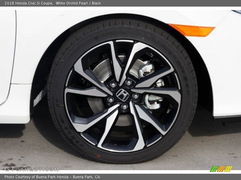 White Orchid Pearl / Black 2018 Honda Civic Si Coupe