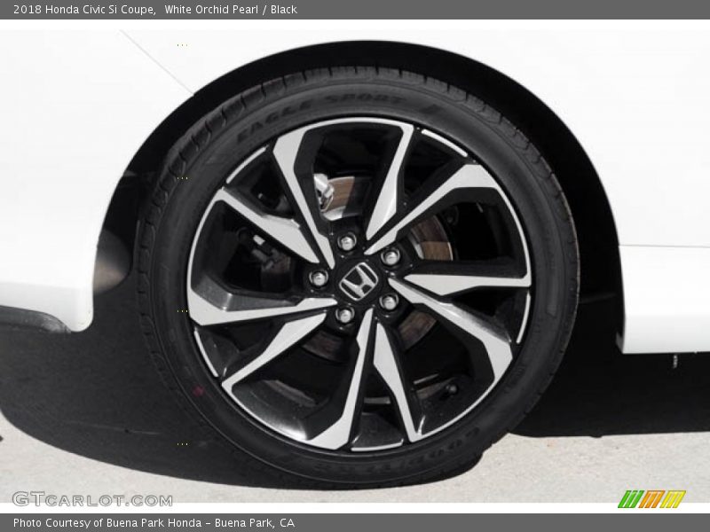 White Orchid Pearl / Black 2018 Honda Civic Si Coupe