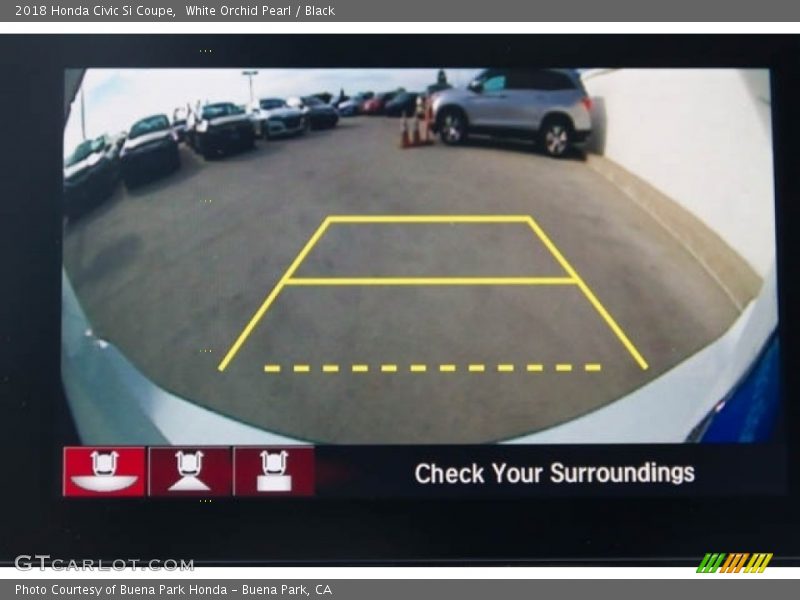 White Orchid Pearl / Black 2018 Honda Civic Si Coupe