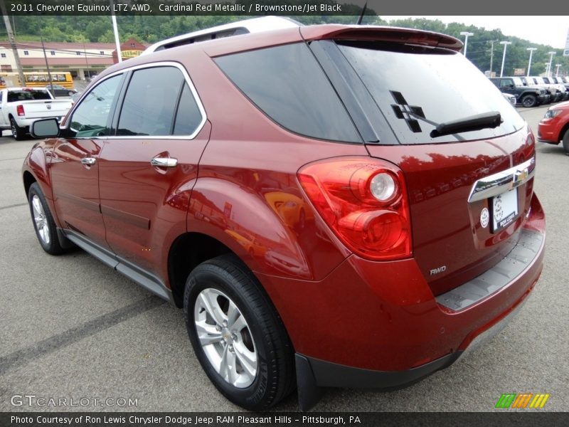 Cardinal Red Metallic / Brownstone/Jet Black 2011 Chevrolet Equinox LTZ AWD