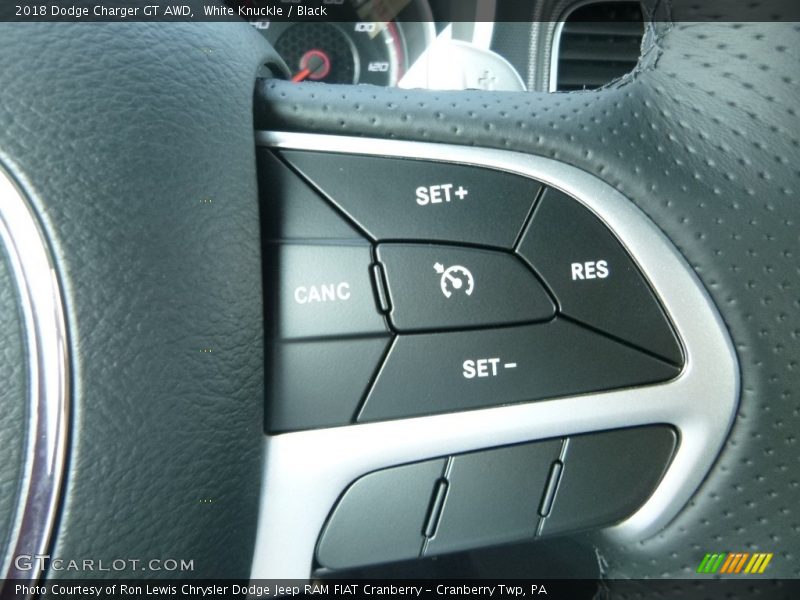 White Knuckle / Black 2018 Dodge Charger GT AWD