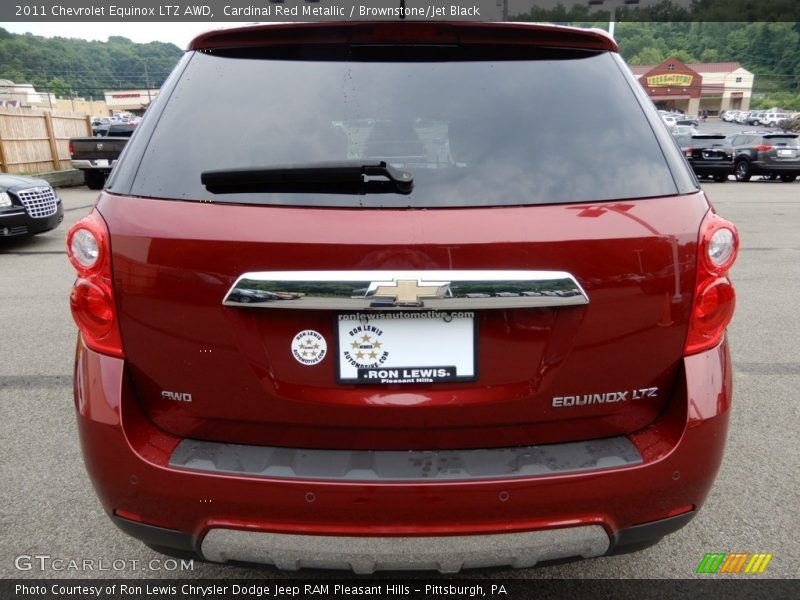 Cardinal Red Metallic / Brownstone/Jet Black 2011 Chevrolet Equinox LTZ AWD