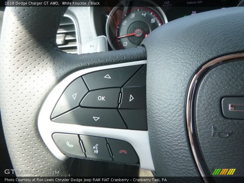 White Knuckle / Black 2018 Dodge Charger GT AWD