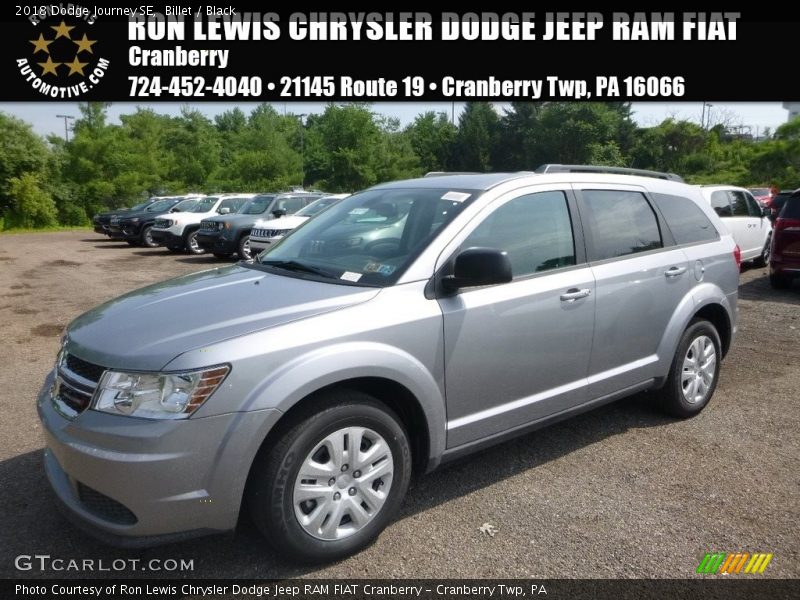 Billet / Black 2018 Dodge Journey SE