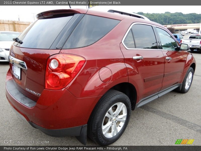 Cardinal Red Metallic / Brownstone/Jet Black 2011 Chevrolet Equinox LTZ AWD