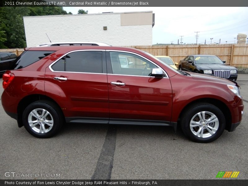 Cardinal Red Metallic / Brownstone/Jet Black 2011 Chevrolet Equinox LTZ AWD