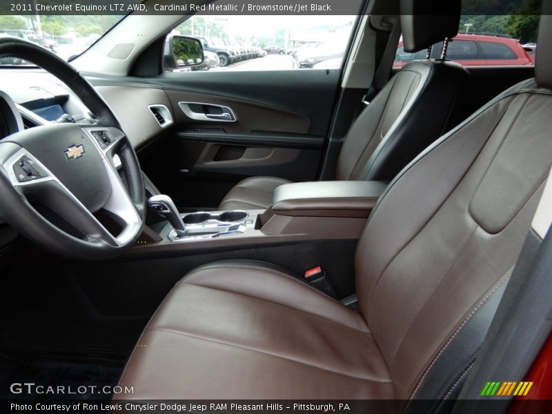 Cardinal Red Metallic / Brownstone/Jet Black 2011 Chevrolet Equinox LTZ AWD