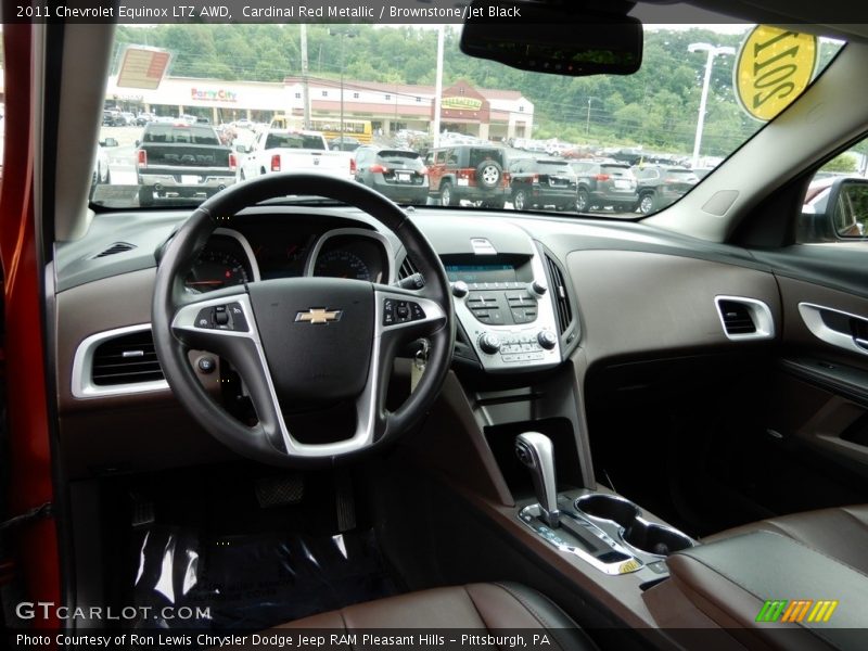 Cardinal Red Metallic / Brownstone/Jet Black 2011 Chevrolet Equinox LTZ AWD