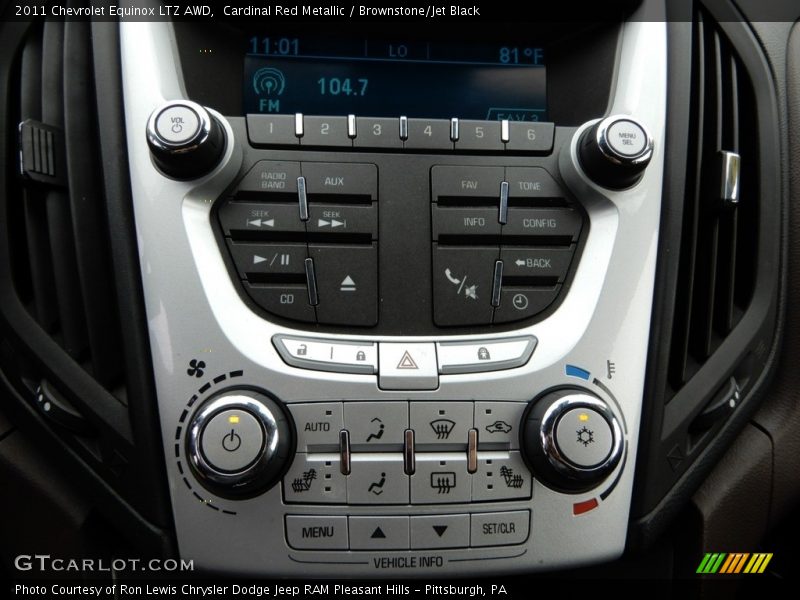 Cardinal Red Metallic / Brownstone/Jet Black 2011 Chevrolet Equinox LTZ AWD