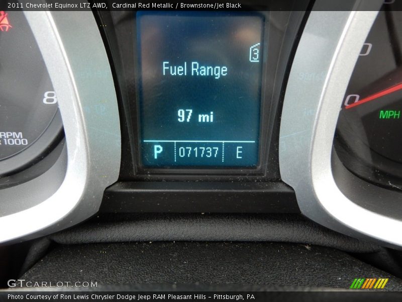 Cardinal Red Metallic / Brownstone/Jet Black 2011 Chevrolet Equinox LTZ AWD