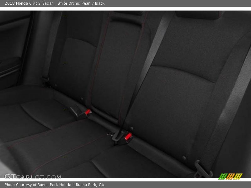 White Orchid Pearl / Black 2018 Honda Civic Si Sedan