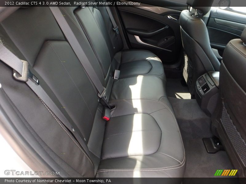 Radiant Silver Metallic / Ebony/Ebony 2012 Cadillac CTS 4 3.0 AWD Sedan