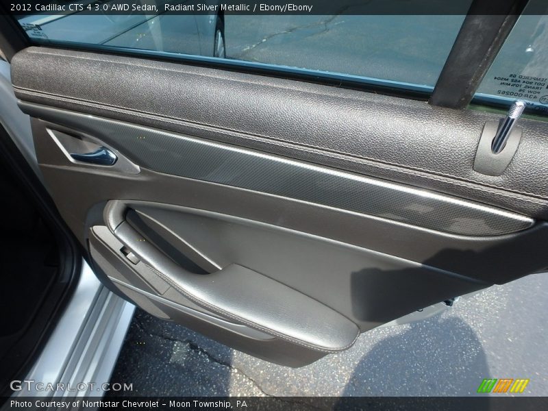 Radiant Silver Metallic / Ebony/Ebony 2012 Cadillac CTS 4 3.0 AWD Sedan