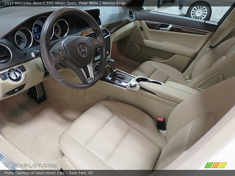 Polar White / Almond Beige 2013 Mercedes-Benz C 300 4Matic Sport