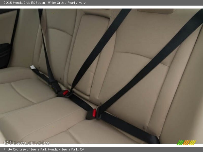 White Orchid Pearl / Ivory 2018 Honda Civic EX Sedan