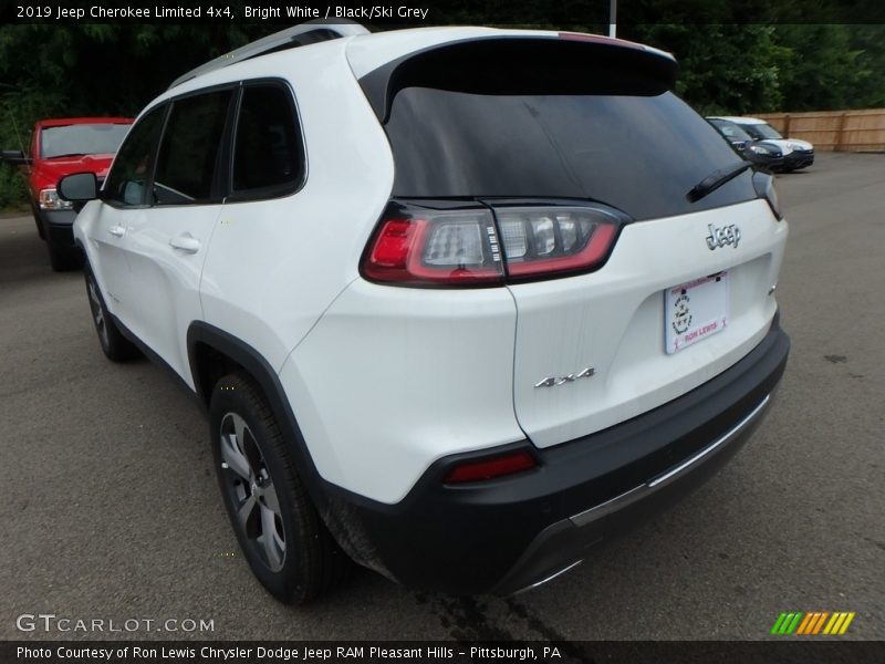 Bright White / Black/Ski Grey 2019 Jeep Cherokee Limited 4x4